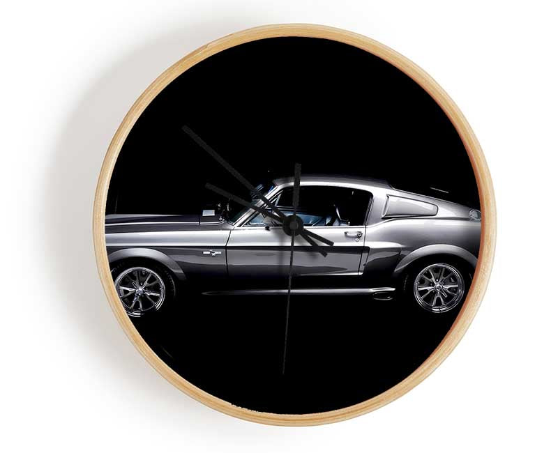 Mustang Fastback Side Profile Clock - Wallart-Direct UK