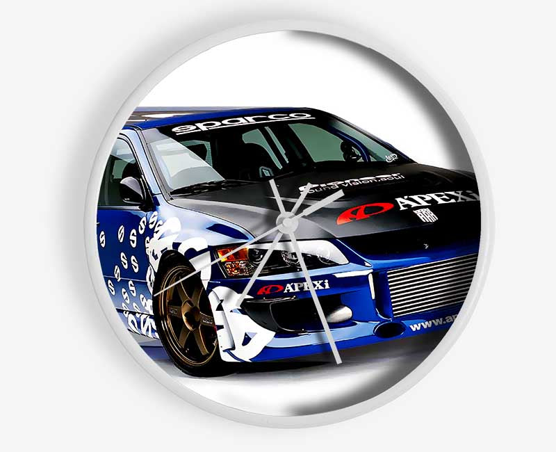 Mitsubishi Evo Clock - Wallart-Direct UK