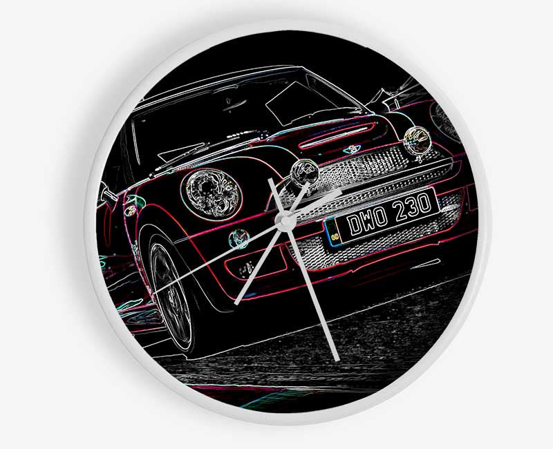 Mini Cooper Track Day Clock - Wallart-Direct UK