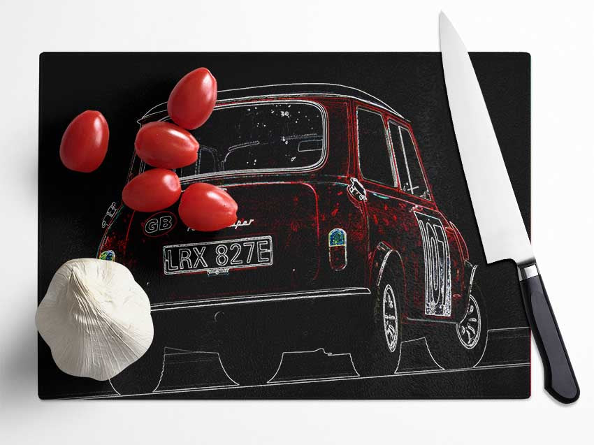 Mini Cooper Rear Glass Chopping Board