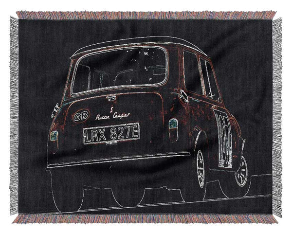 Mini Cooper Rear Woven Blanket