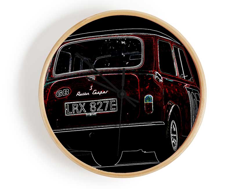 Mini Cooper Rear Clock - Wallart-Direct UK