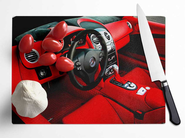 Mercedes Interior Glass Chopping Board