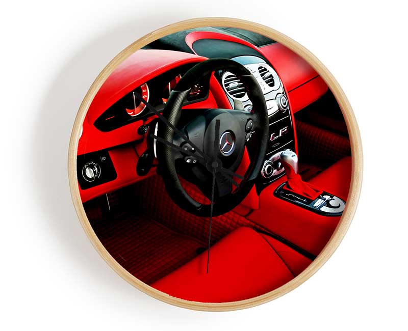 Mercedes Interior Clock - Wallart-Direct UK