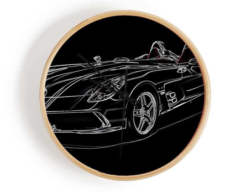 Mercedes Concept Psychedelic Clock - Wallart-Direct UK