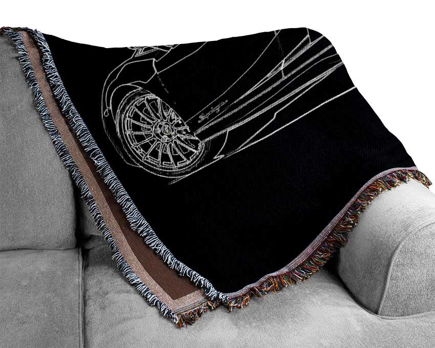 Lamborghini Rear Woven Blanket