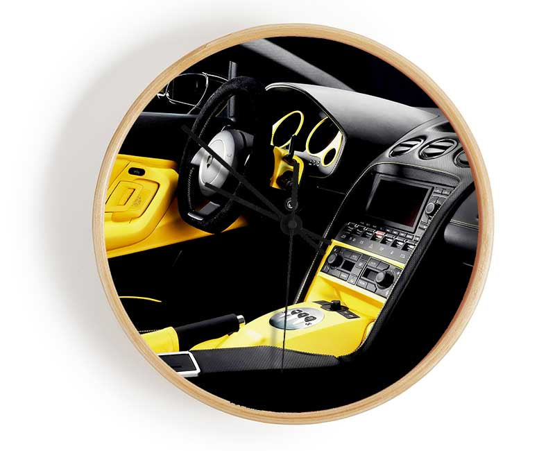 Lamborghini Stunning Interior Clock - Wallart-Direct UK