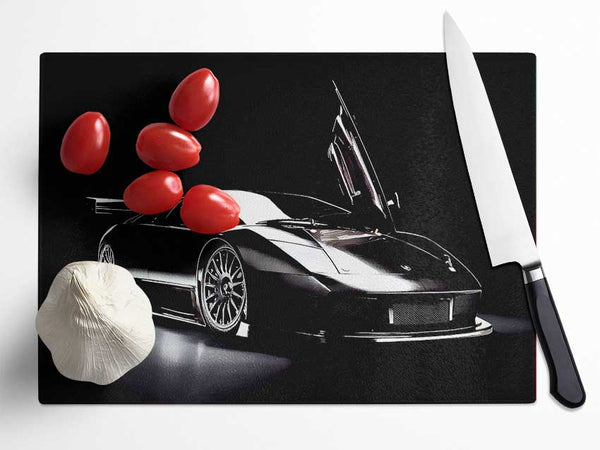 Lamborghini Murcielago Rgt 419 Glass Chopping Board