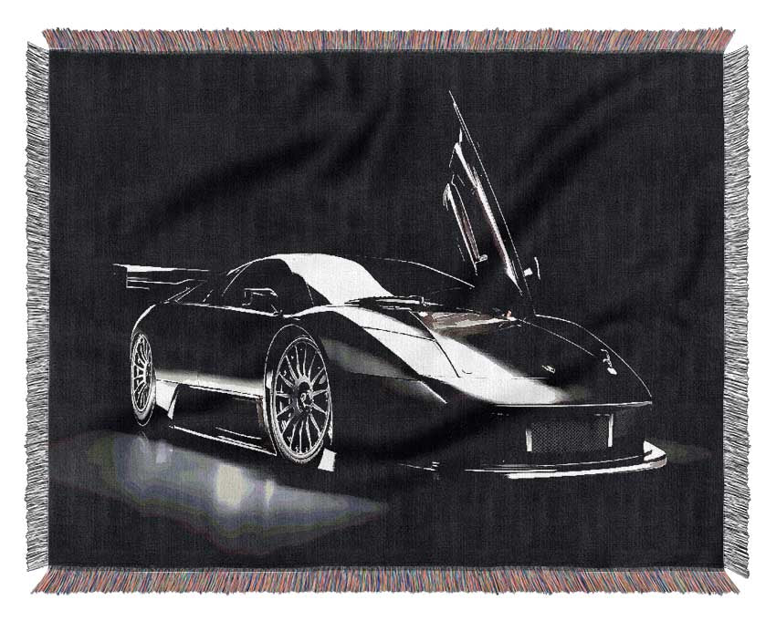 Lamborghini Murcielago Rgt 419 Woven Blanket