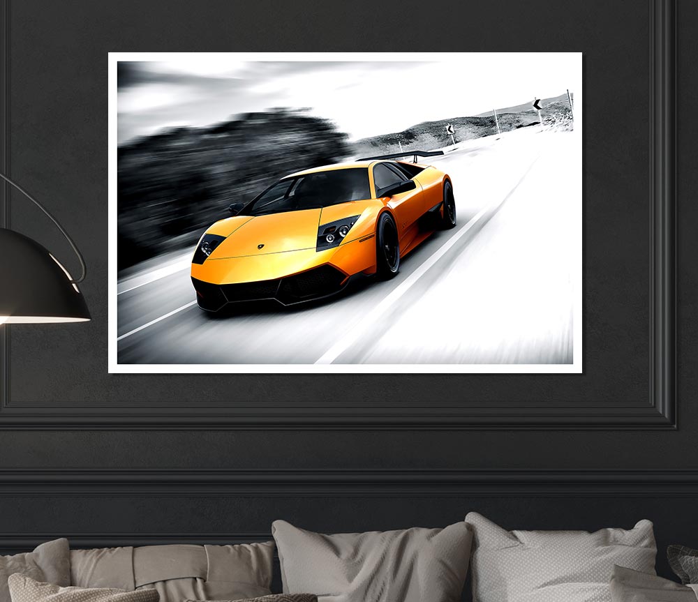 Lamborghini Murcielago Lp 670 4 Print Poster Wall Art