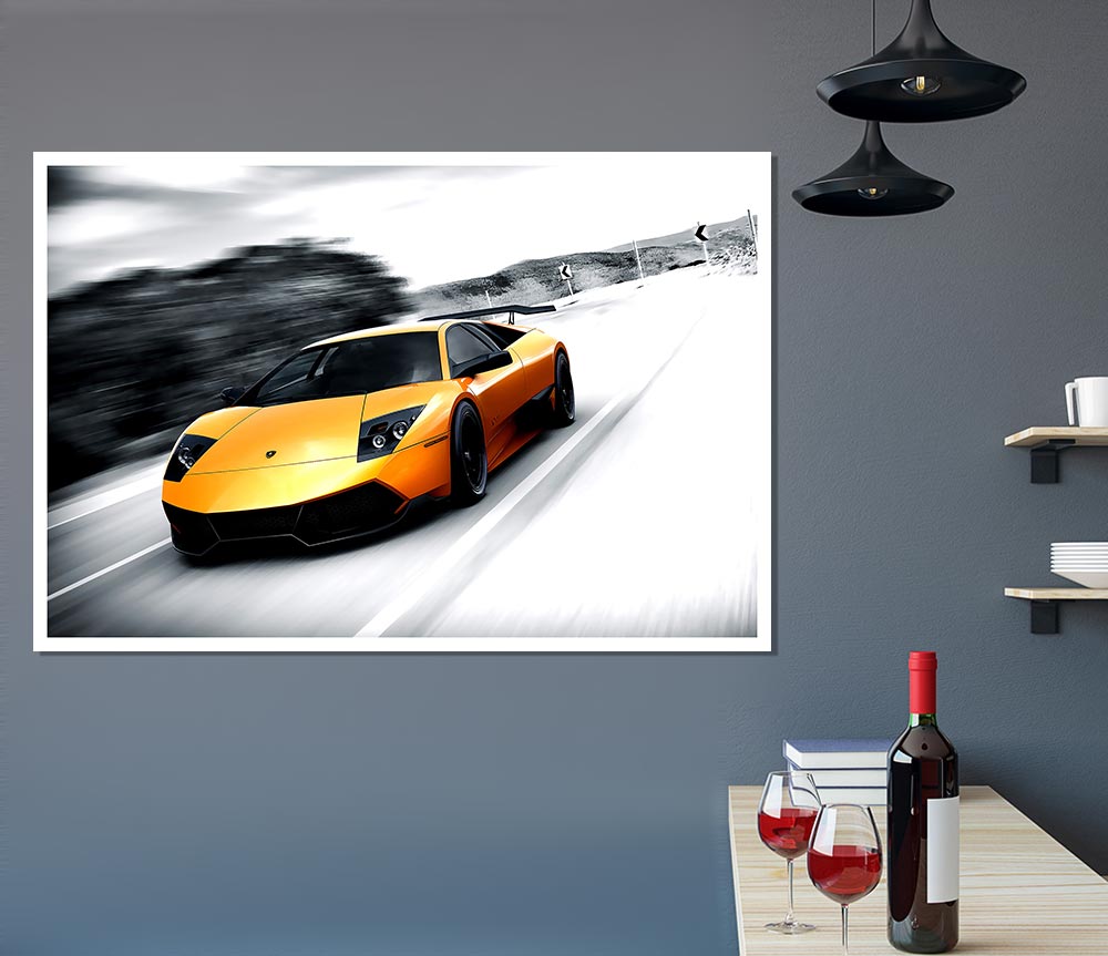 Lamborghini Murcielago Lp 670 4 Print Poster Wall Art