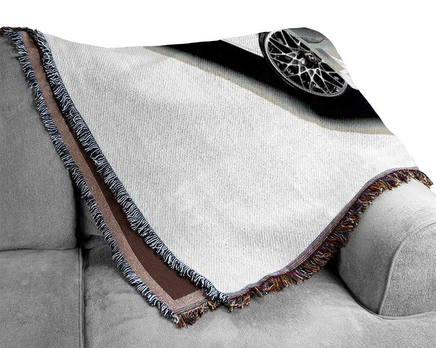 Lamborghini From Above Woven Blanket