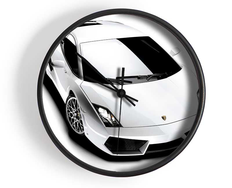 Lamborghini From Above Clock - Wallart-Direct UK