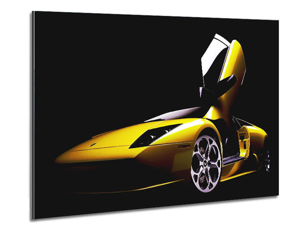 Lamborghini Doors Yellow