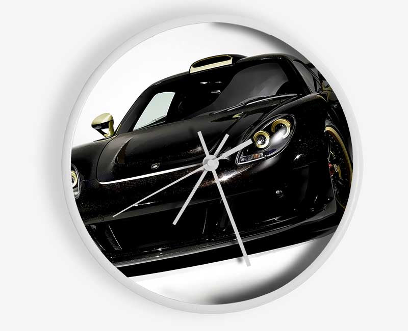 Lamborghini Black Gold Clock - Wallart-Direct UK