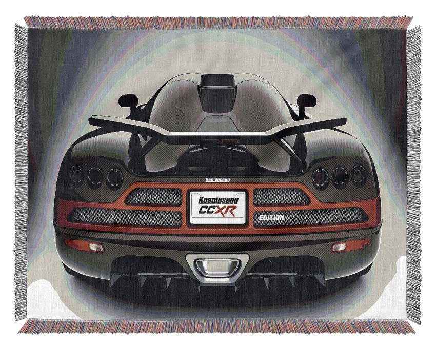 Koenigsegg Ccxr Rear Woven Blanket