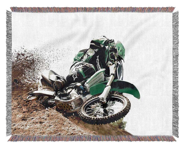 Kawasaki Motocross Woven Blanket