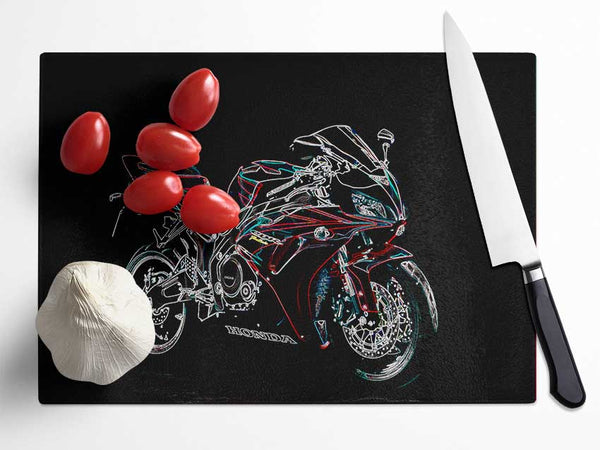 Honda Cbr Glass Chopping Board