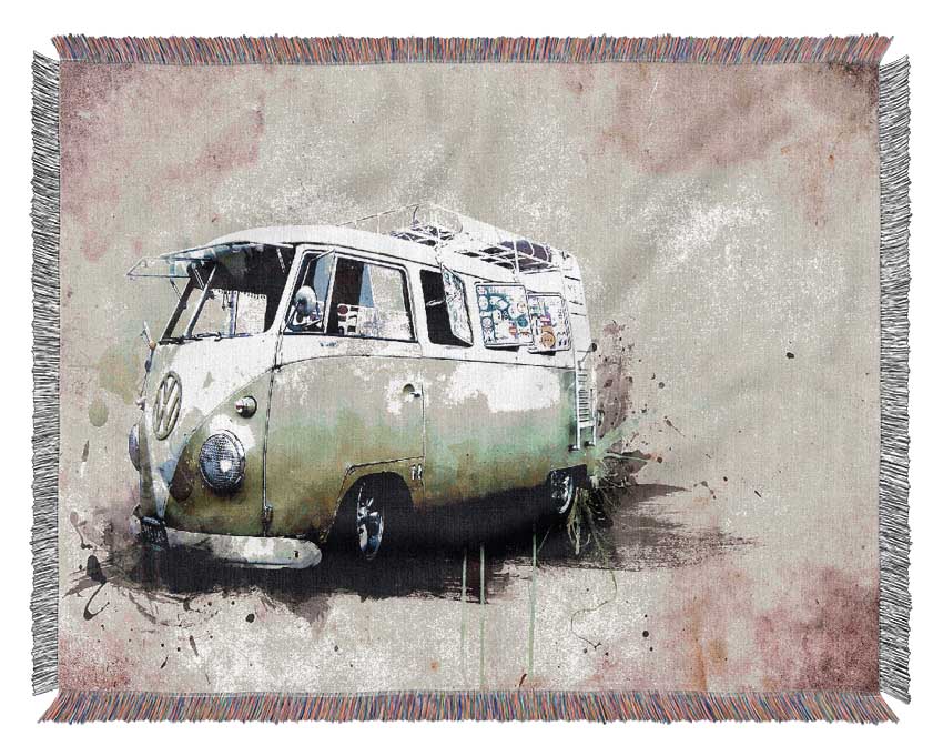 Hippies Van Woven Blanket