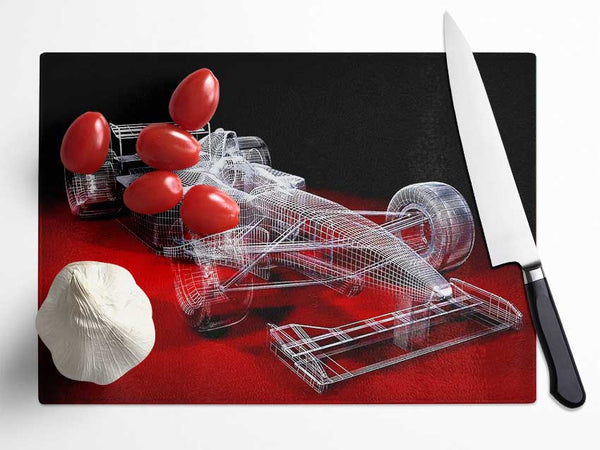 Formula One Prototype Glass Chopping Board