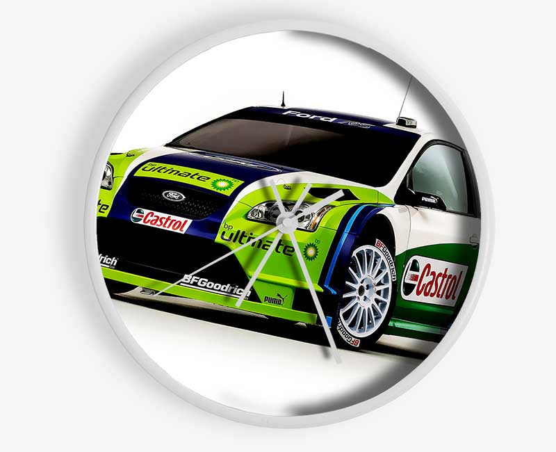 Ford Focus Rally Car Clock - Wallart-Direct UK