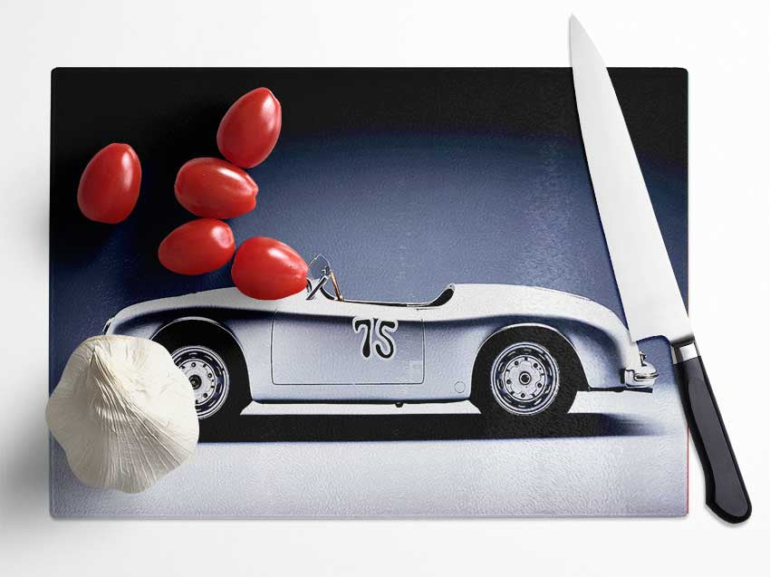 First Porsche Classic Glass Chopping Board