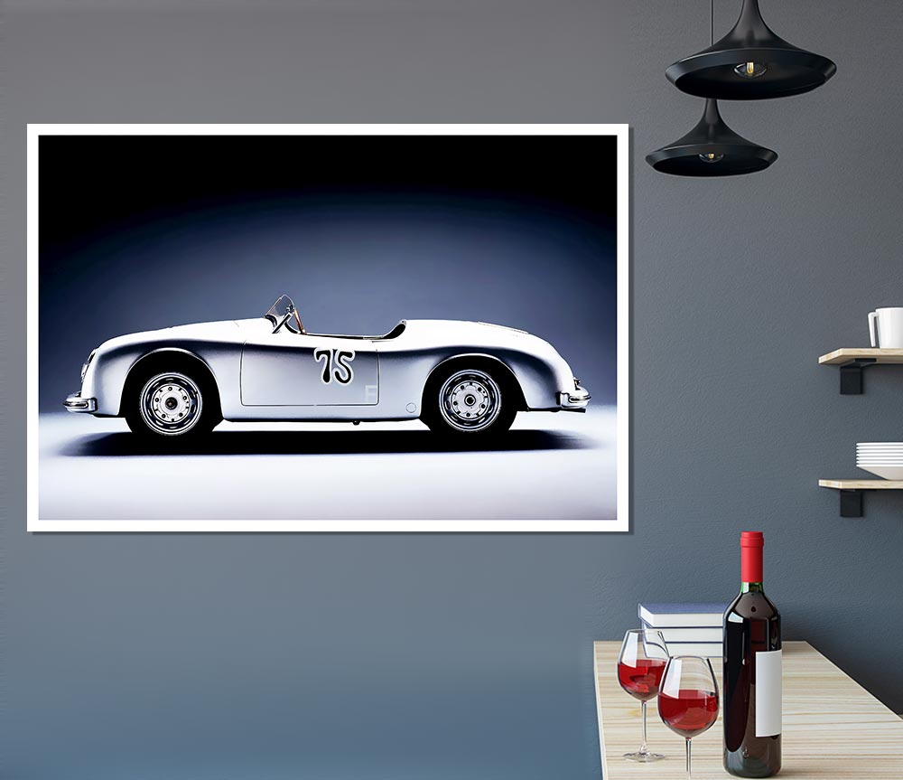 First Porsche Classic Print Poster Wall Art