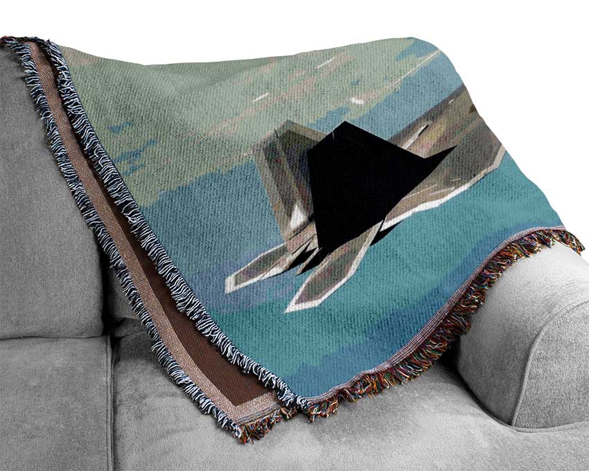 Fighter Jets Woven Blanket