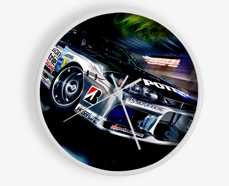 Drift Racer Clock - Wallart-Direct UK