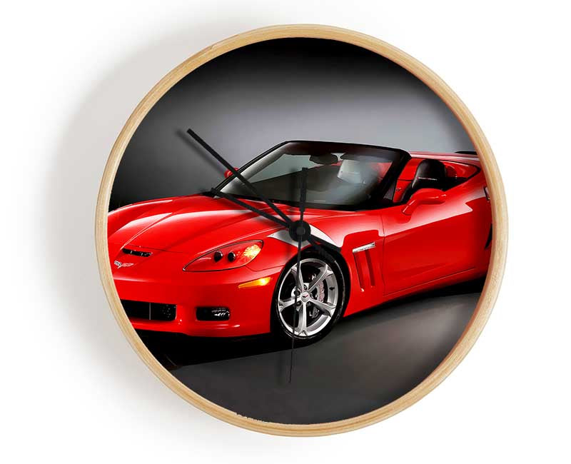 Dodge Viper Red Clock - Wallart-Direct UK