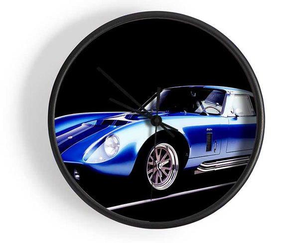 Dodge Viper Electric Blue Clock - Wallart-Direct UK