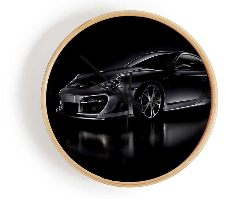 Dark Porsche GT Street Racing Clock - Wallart-Direct UK