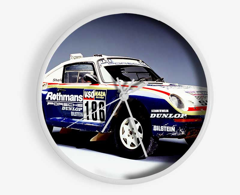 Dakar Rally Porsche Clock - Wallart-Direct UK