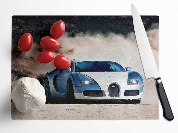 Bugatti Veyron Drive Glass Chopping Board