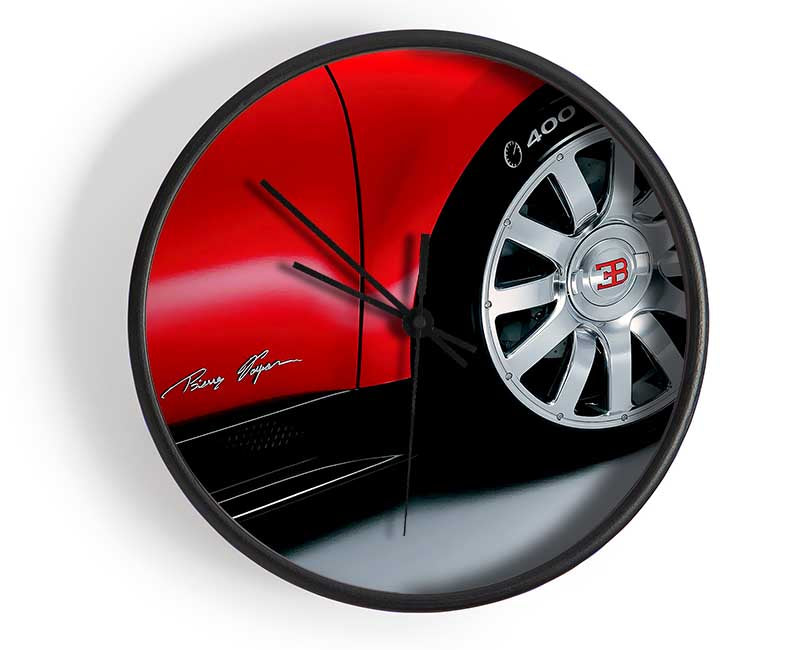 Bugatti Wheel Clock - Wallart-Direct UK