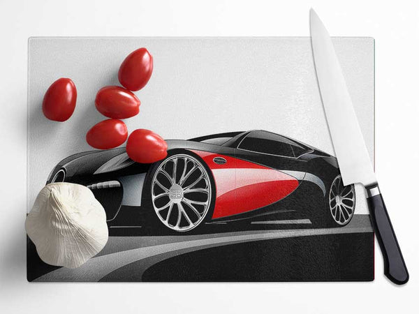 Bugatti Veyron Mean Machine Glass Chopping Board