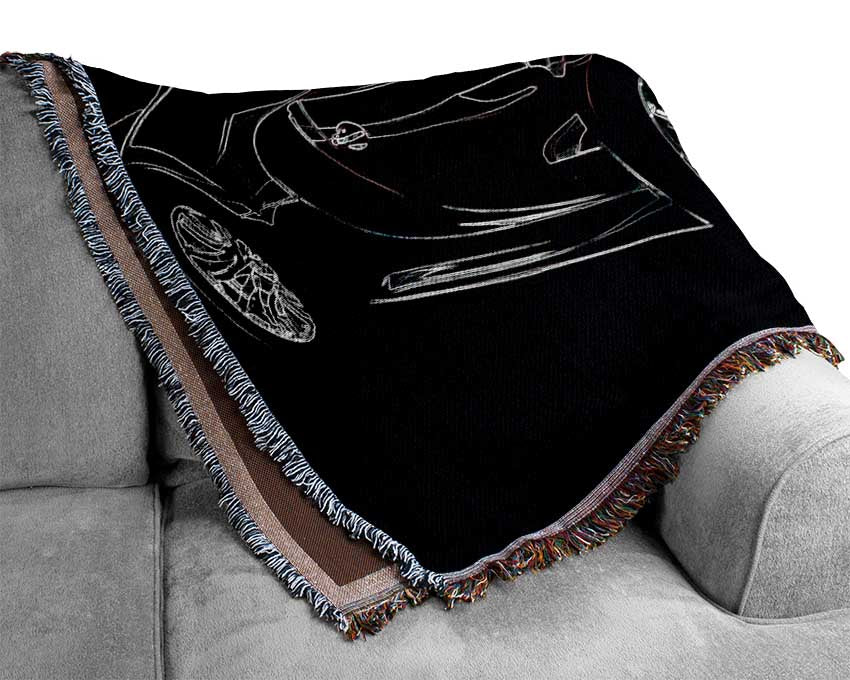 Bugatti Veyron Front Woven Blanket