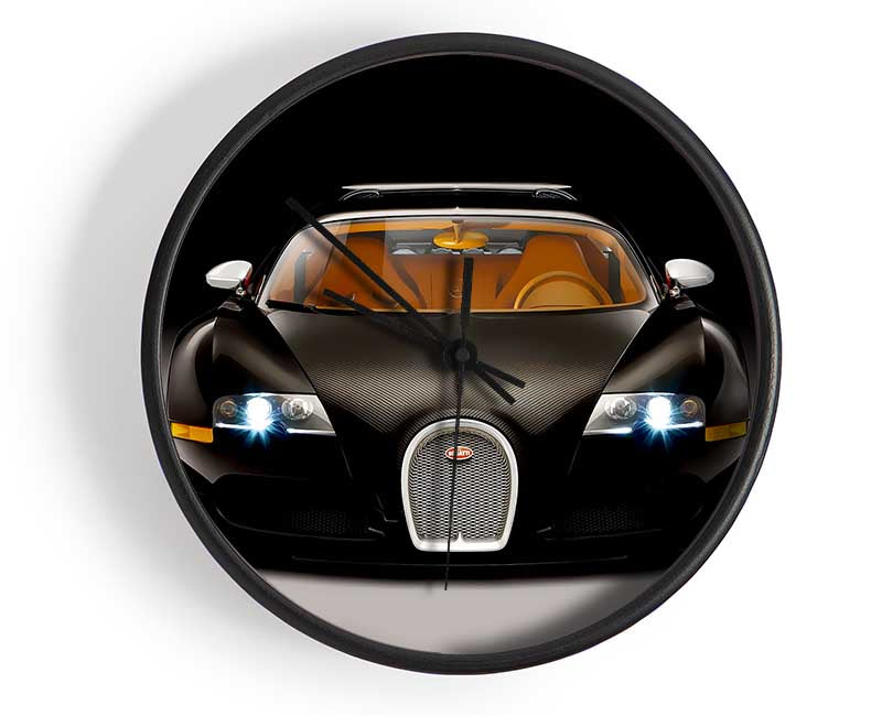 Bugatti Veyron Black Clock - Wallart-Direct UK