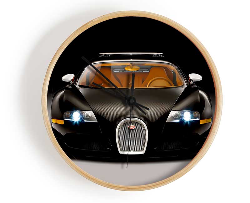 Bugatti Veyron Black Clock - Wallart-Direct UK