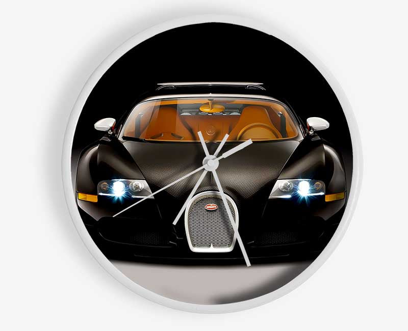 Bugatti Veyron Black Clock - Wallart-Direct UK