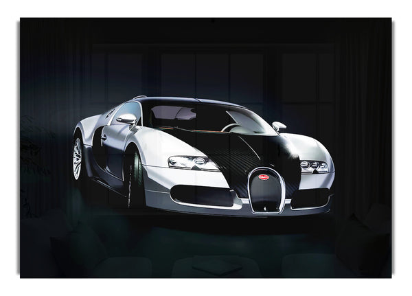 Bugatti Veyron Black Silver