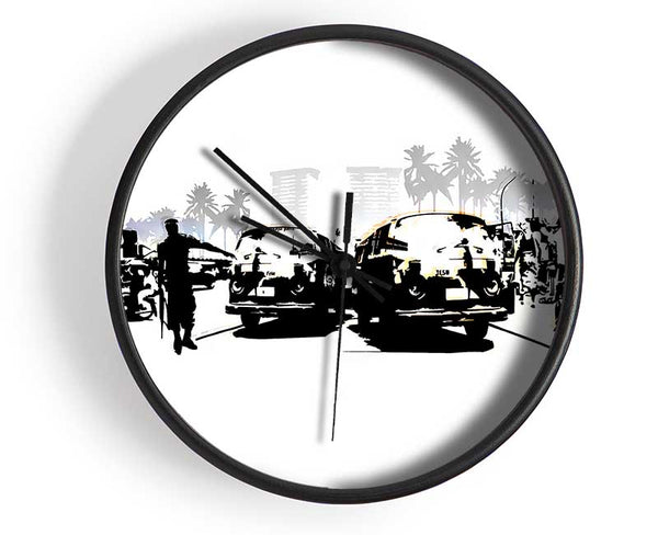 Boy Street Racers Clock - Wallart-Direct UK