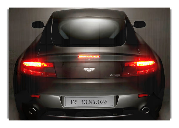 Aston Martin Vantage Gun Metal Grey Rear