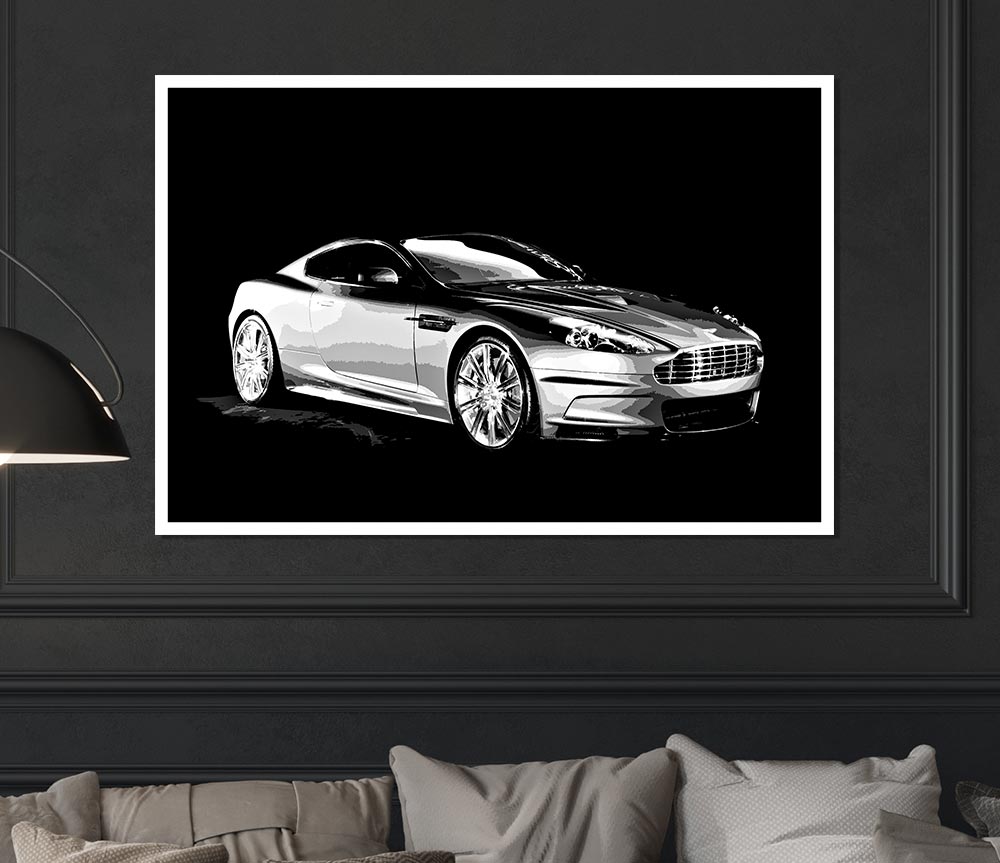 Aston Martin Rapide Concept Print Poster Wall Art