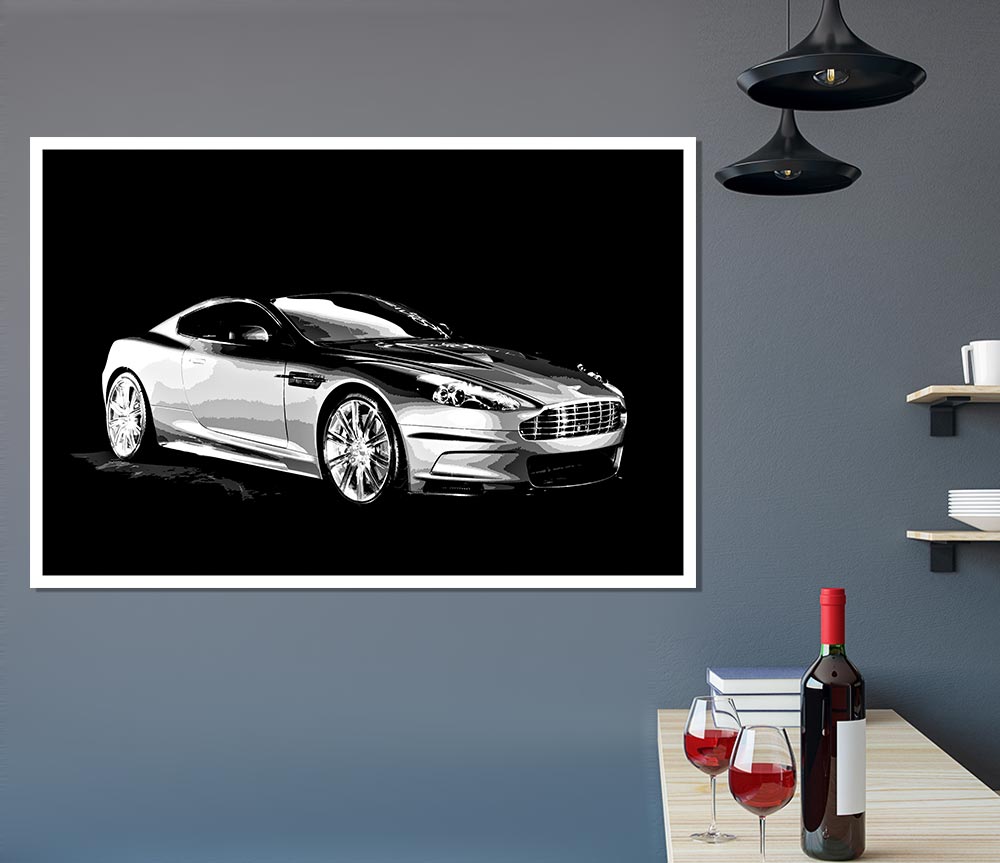 Aston Martin Rapide Concept Print Poster Wall Art