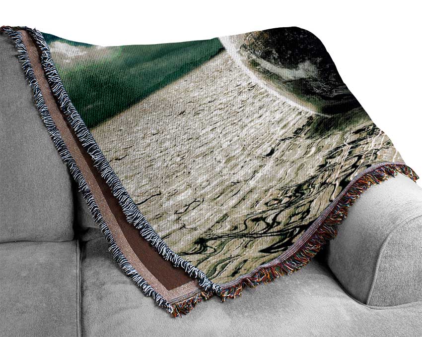 Earth Ripples Woven Blanket