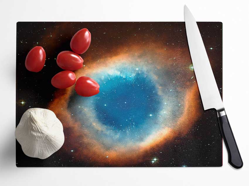 Helix Nebula Eye Of God Glass Chopping Board