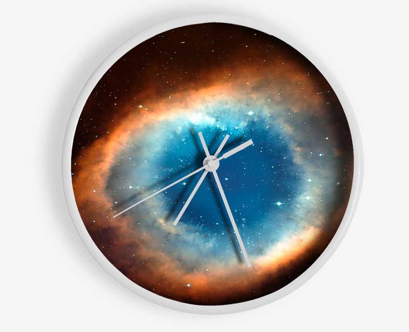 Helix Nebula Eye Of God Clock - Wallart-Direct UK