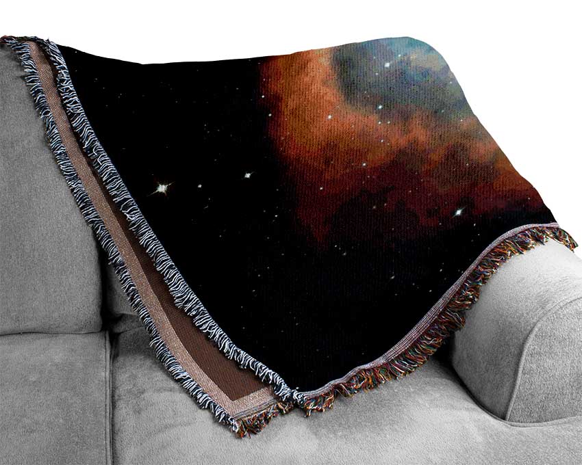 Helix Nebula Eye Of God Woven Blanket