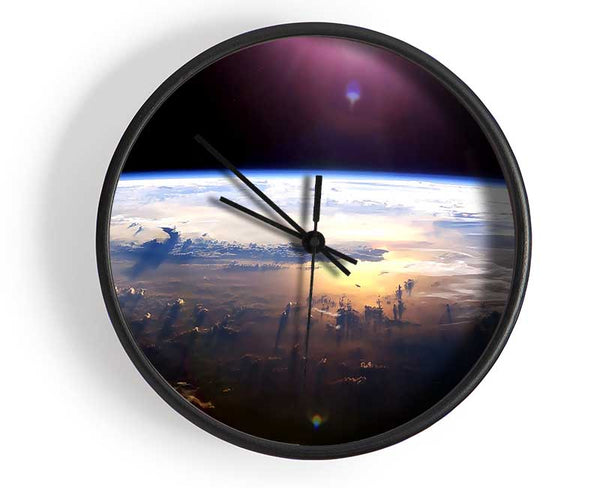 Pacific Ocean From Space Clock - Wallart-Direct UK